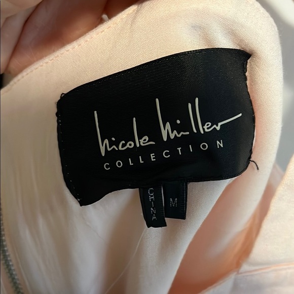 NICOLE MILLER COLLECTION NWT Pink Crop Linen Tank Top, Size M - Picture 2 of 10